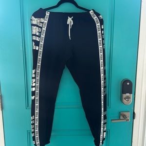 PINK Bling Joggers size Small